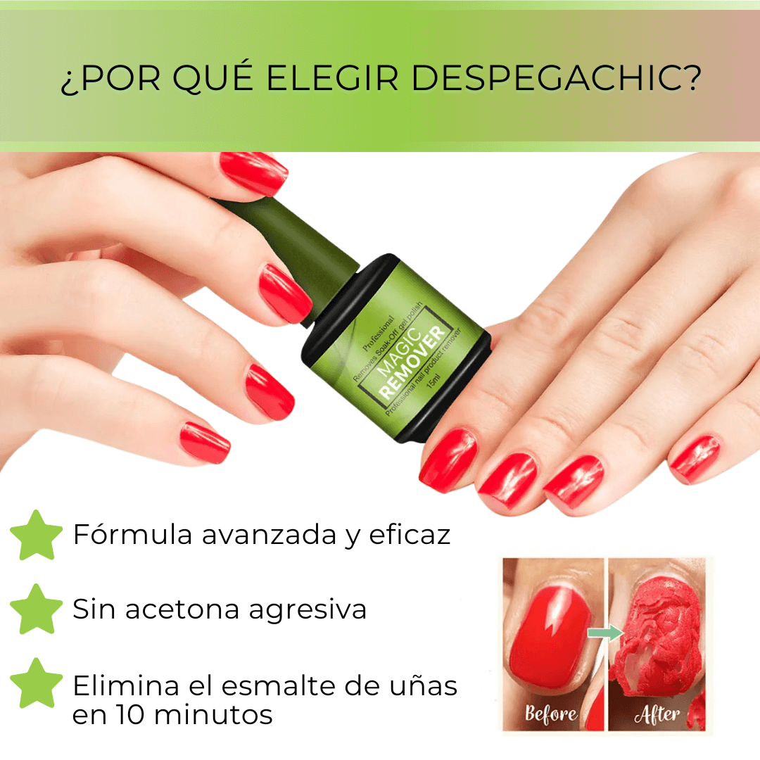 ¡DespegaChic: Libera tus uñas del esmalte en minutos y sin esfuerzo!