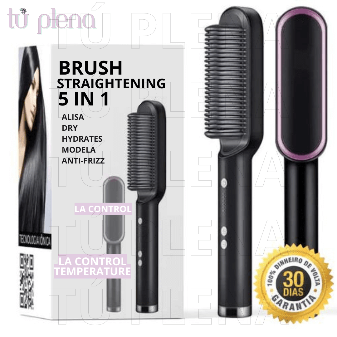 CEPILLO LUXE GOLD Bivolt 5 EN 1 - ¡Último día de envoi gratis!